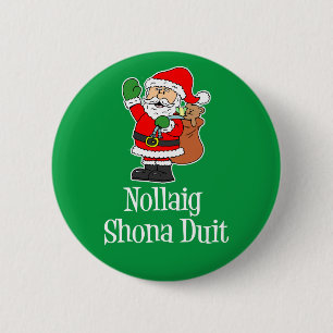 Nollaig Shona Duit Button