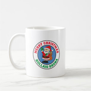 Nollaig Shona Irish Christmas Santa Coffee Tasse