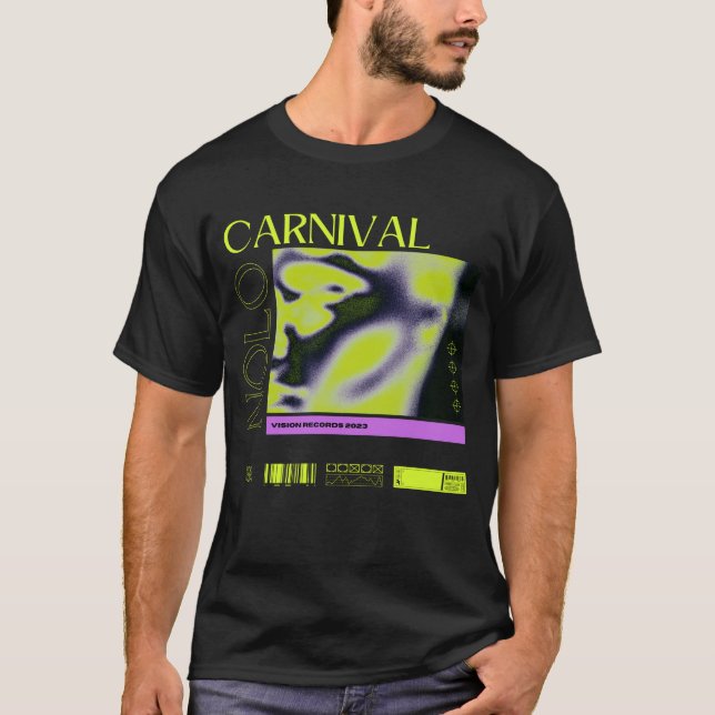 Nolo - Black Carnival T Shirt (mit Tracklist) (Vorderseite)