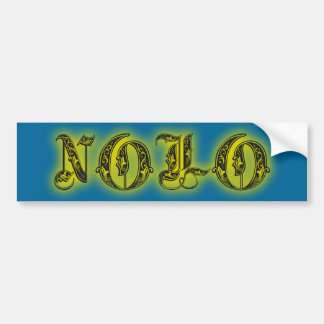 NOLO New Orleans glühende Tätowierungs-Karten + Autoaufkleber