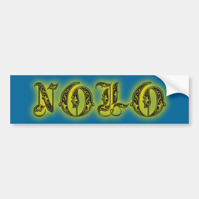 NOLO New Orleans glühende Tätowierungs-Karten + Autoaufkleber (Vorne)