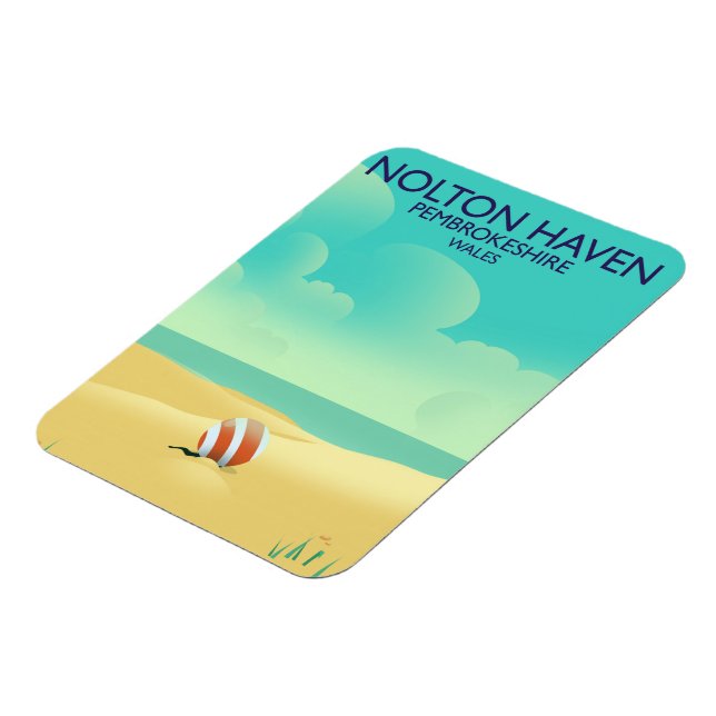 Nolton Haven Pembrokeshire Wales Magnet (Linke Seite)