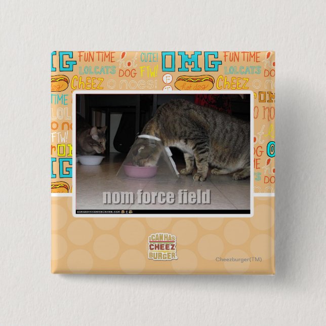 nom Kraftfeld Button (Vorderseite)