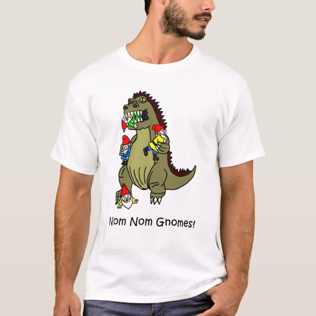 Nom Nom Gnome T - Shirt (Vorderseite)