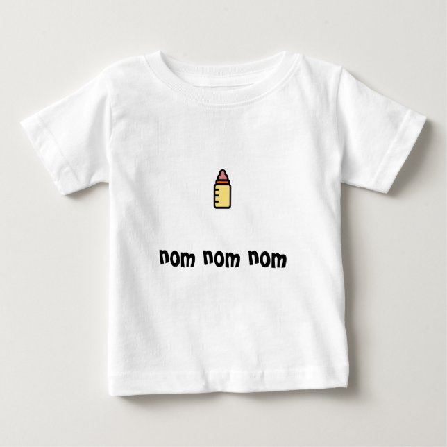 nom nom nom baby t-shirt (Vorderseite)