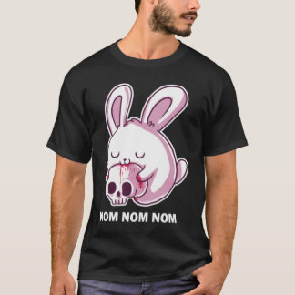Nom Nom Nom Killer Kaninchendesign für einen unans T-Shirt