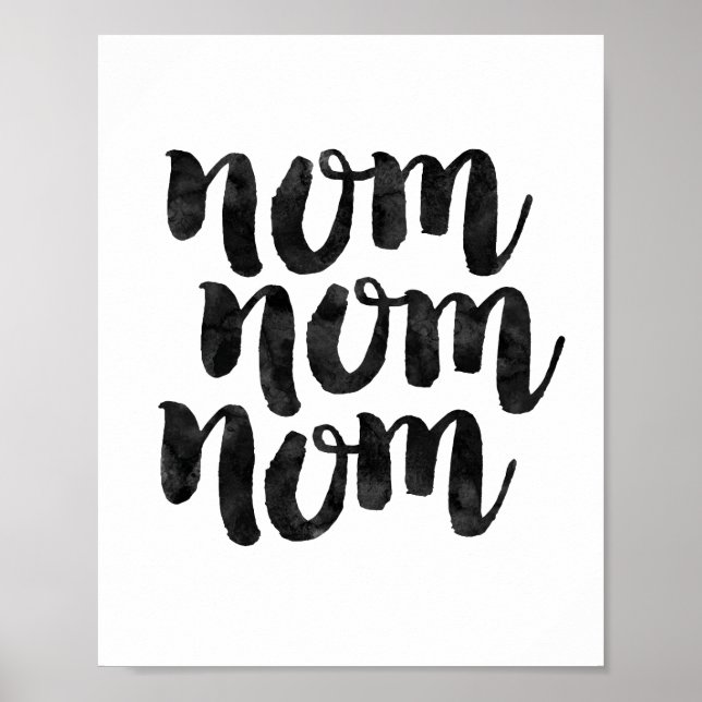 Nom Nom Nom Poster (Vorne)