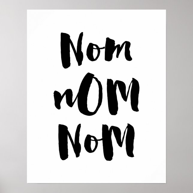 Nom Nom Nom Poster (Vorne)