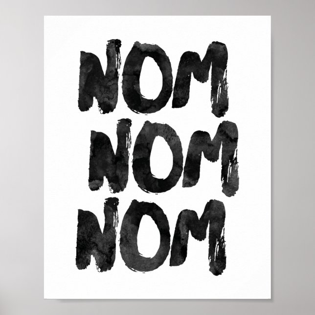 Nom Nom Nom Poster (Vorne)