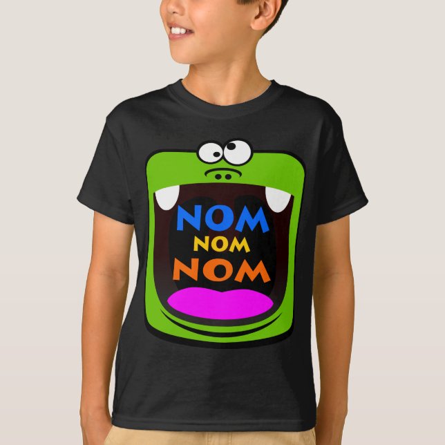 Nom nom nom! T-Shirt (Vorderseite)