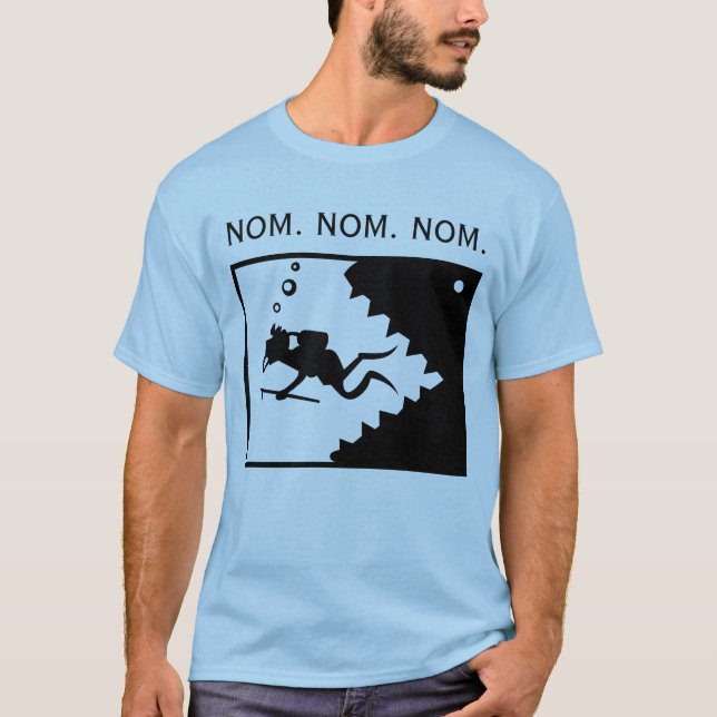 Nom. Nom. Nom. T-Shirt (Vorderseite)