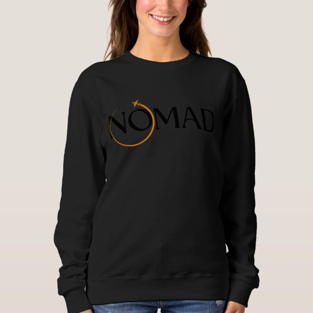 Nomad with Flying Airplane Sweatshirt (Vorderseite)