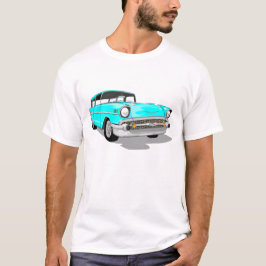 Nomade 1957 in hellblauem T-Shirt