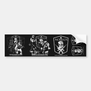 Nomaden Stiker Collage Autoaufkleber
