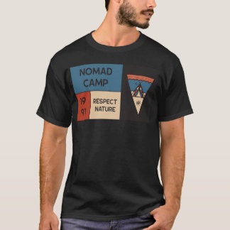 Nomadenlager Respektiere die Natur Mädchen T-Shirt