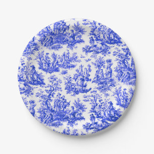 NOMADESAUSTRALIENS blue toile de Jouy Pappteller