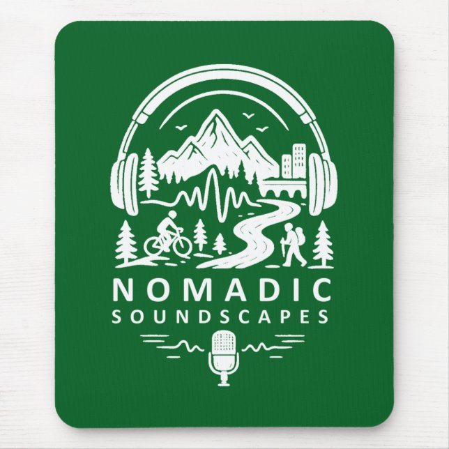 Nomadic Soundscapes - Elegante Mauspad (Vorne)
