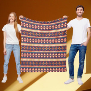 Nomadic Threads   Aztec-Muster-Fleece-Decke Fleecedecke