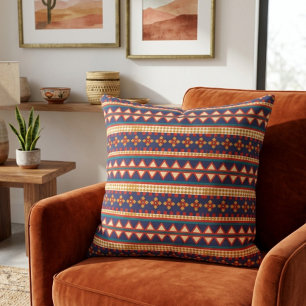 Nomadic Threads Aztec-Muster-Wurfkissen Kissen