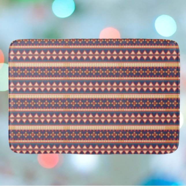 Nomadische Threads | Aztec Pattern Bath Mat Badematte (Von Creator hochgeladen)