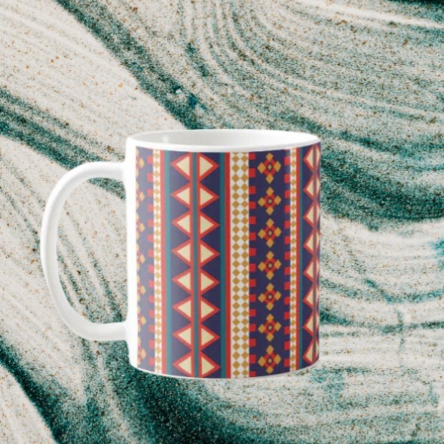 Nomadische Threads | Klassische Azteken-Tasse Kaffeetasse (Von Creator hochgeladen)