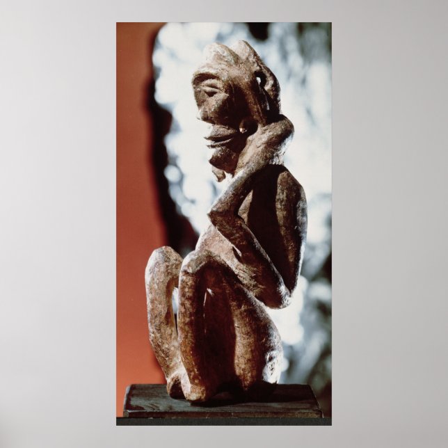 Nomali-Figur des Mende-Stammes Poster (Vorne)