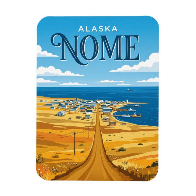 Nome (Alaska) Magnet (Vertikal)