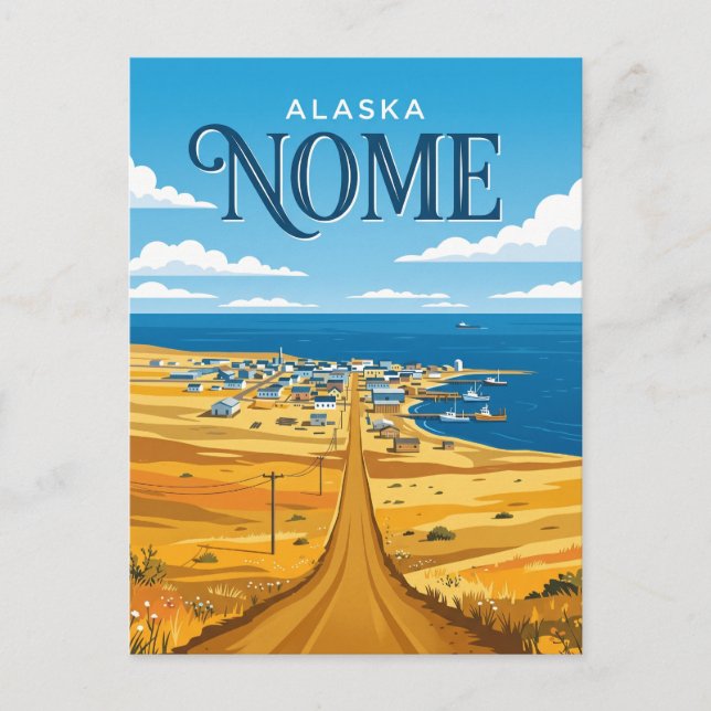 Nome (Alaska) Postkarte (Vorderseite)