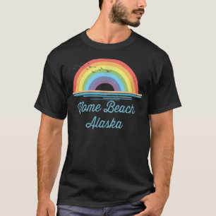 Nome Beach Alaska Souvenir Graphic  T-Shirt