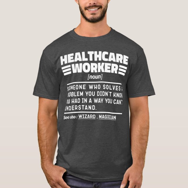 Nominalwert für Gesundheitsarbeiter - Funny Zitat T-Shirt (Vorderseite)