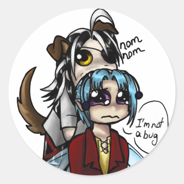 Nomnom Sticker (Vorderseite)