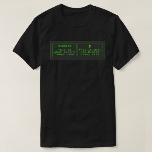 Non-Binary/Enby-Retro-Computer T-Shirt