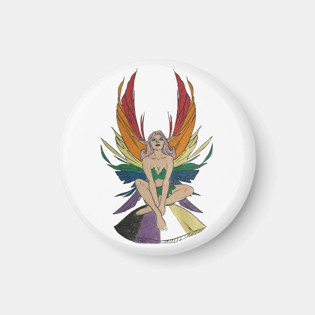 Non-binary Faerie Magnet (Vorne)