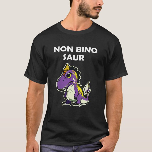 Non Binary Gender Non Binary Flag T-Shirt (Vorderseite)