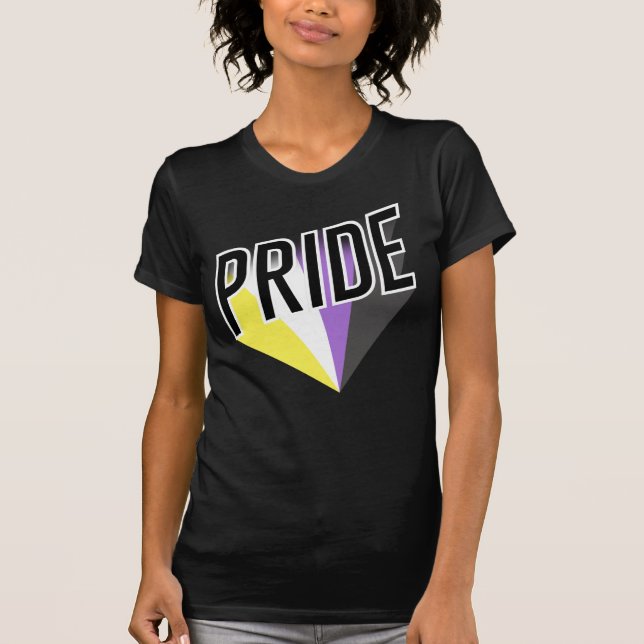 Non-Binary-Pride-T - Shirt (Vorderseite)