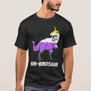 Non-Binary Rex Unicorn Lgbtq Nichtbinäre Flag Gesc T-Shirt