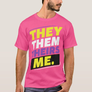 Non-Binary sie sie ihre lGBT lbT Enby non-binär T-Shirt