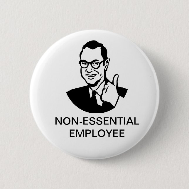 Non-Cheal Employee Button (Vorderseite)