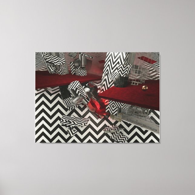 Non-Euclidean Shift №1 Leinwanddruck (Vorderseite)