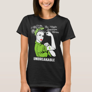 Non-Hodgkin-Lymphom-Krieger unzerbrechlich T-Shirt
