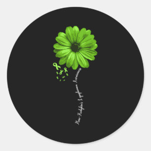 Non-Hodgkinâ€™S Lymphoma Sensibilisierungskampagne Runder Aufkleber