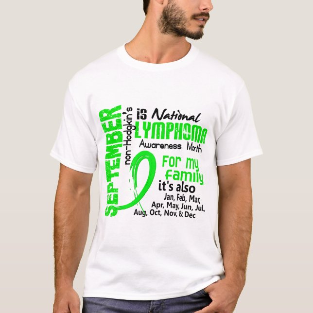 Non-Hodgkins Lymphom-Bewusstseins-Monat meine T-Shirt (Vorderseite)