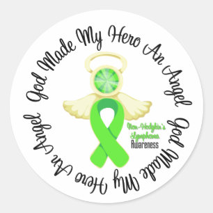 Non-Hodgkins Lymphom-Gott machte meinen Held einen Runder Aufkleber