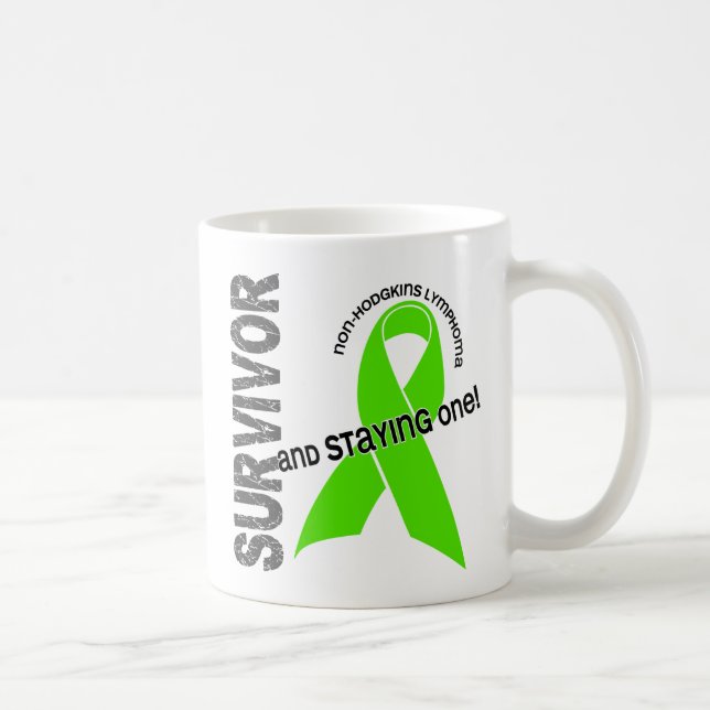 Non-Hodgkins Lymphom-Überlebender 1 Kaffeetasse (Rechts)