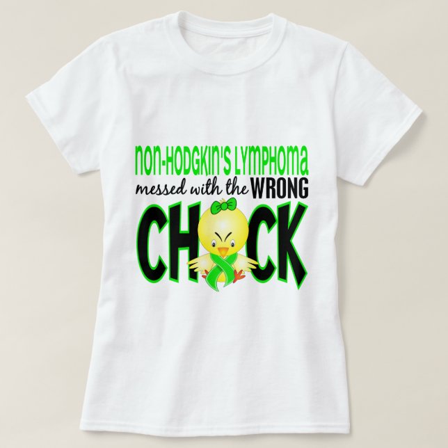 Non-Hodgkins Lymphom verwirrt mit dem falschen T-Shirt (Design vorne)