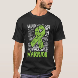 Non-Hodgkins Lymphom Warrior Lime Green Awareness T-Shirt