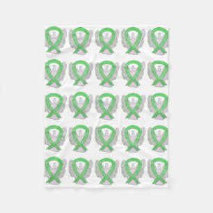 Non-Hodgkin's Lymphoma Awareness Ribbon Blankets Fleecedecke