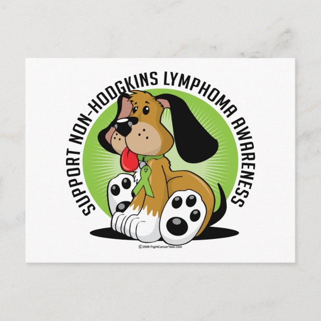 Non-Hodgkins Lymphoma Dog Postkarte (Vorderseite)