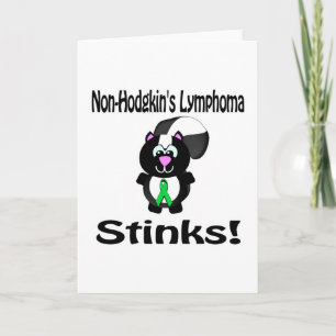 Non-Hodgkins Lymphoma Stinks Skunk Awareness Karte