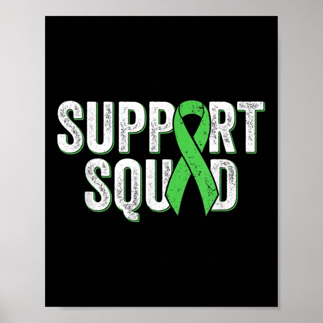 Non-hodgkins Lymphoma Support Squad - Lime Green A Poster (Vorne)